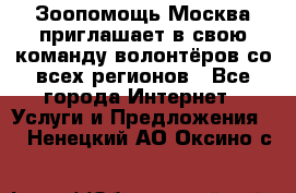 Зоопомощь.Москва приглашает в свою команду волонтёров со всех регионов - Все города Интернет » Услуги и Предложения   . Ненецкий АО,Оксино с.